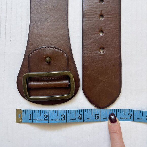 NWOT Vince Comuto WIDE Leather ELASTIC Boho BELT - Picture 9 of 14